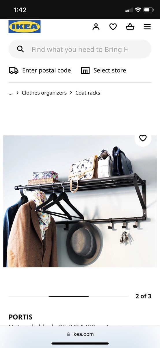 Brand New IKEA PORTIS 35 3/8 