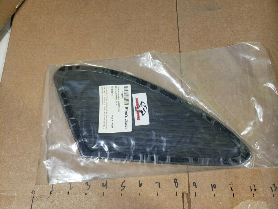 Almohadillas de goma para tanque de gasolina Biker's Choice Legacy negras tanque BC Legacy TR482999 351027 Foto 4 de 4