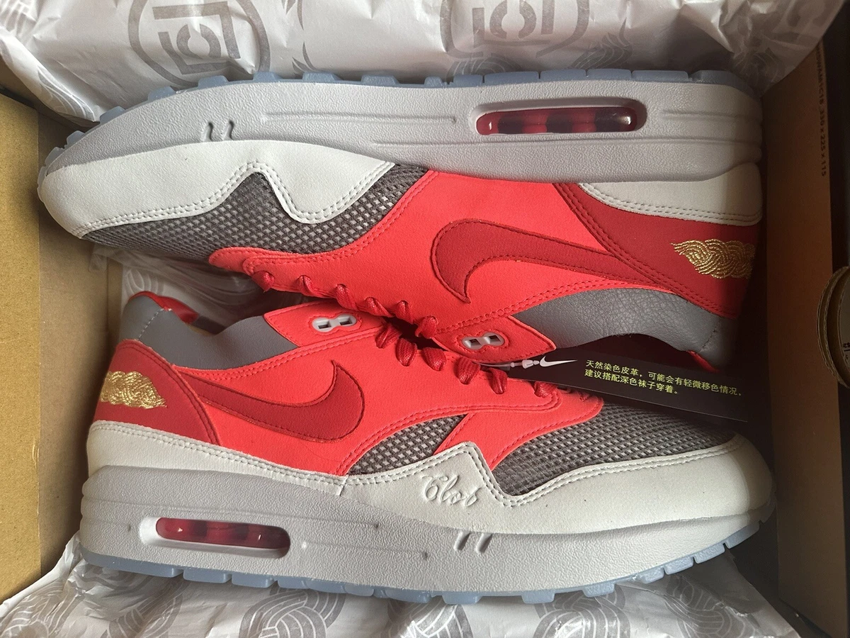Nike Air Max 1 Clot Kiss Of Death Solar Red Sz 12 Jordan III Off