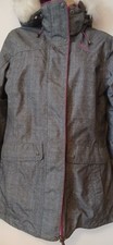 Wed'ze Lady's  Ski Coat Really Warm Vgc Grey Uk 8