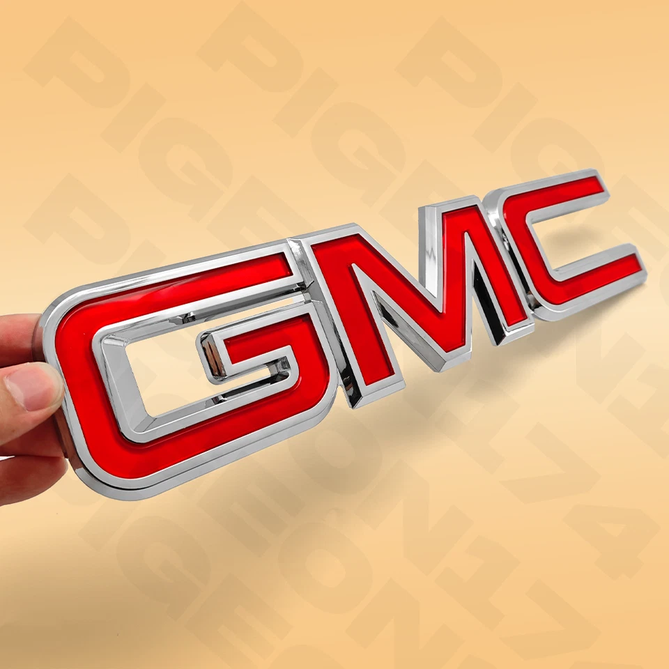 2007-2013 Grille Emblem For GMC Yukon Acadia Front Nameplate Letter Badge Chrome - Image 2 of 4