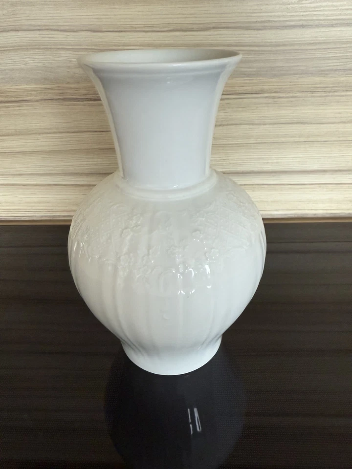 Kaiser Porzellan Vasen VASE WEISS, glasiert 21 cm hoch - Bild 4 von 4