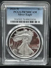 2024-W American Silver Eagle PCGS PR70DCAM  ASE PR 70 DCAM $1