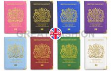 British Passport Cover British Passport Holder Travel Case Protector UK NEW
