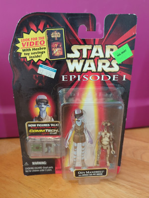 Hasbro Star Wars Episode I Ody Mandrell with Otoga 222 Pit Droid Action Figure