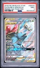 2019 POKEMON SM BLACK STAR PROMO #SM167 FULL ART/CELEBI & VENUSAUR GX PSA 9