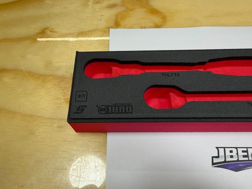 Snap-on Tools NEW RED Foam Tray for 3pc 1/4" Drive Ratchet Set FM103RT05BR - Picture 5 of 8