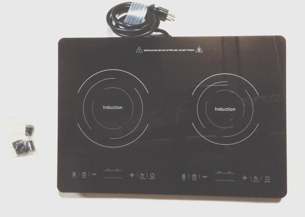 C18E-DDH02 ELECTRIC DOUBLE INDUCTION COOKTOP 120V 2-BURNER GLASS TOP TIMER TEMP
Opens in a new windo