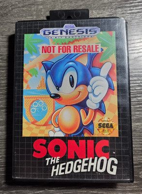 Sonic the Hedgehog (Sega Genesis, 1991) Complete In Box W/ Manual CIB TESTED