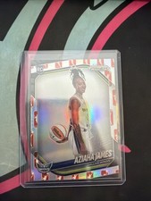 2025 Panini Prizm WNBA - Aziaha James #141 WNBA Logo Silver Variation (RC)