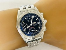 Breitling Chronomat Blackbird A13350 39mm Automatic Mens Watch Excellent A6194 2