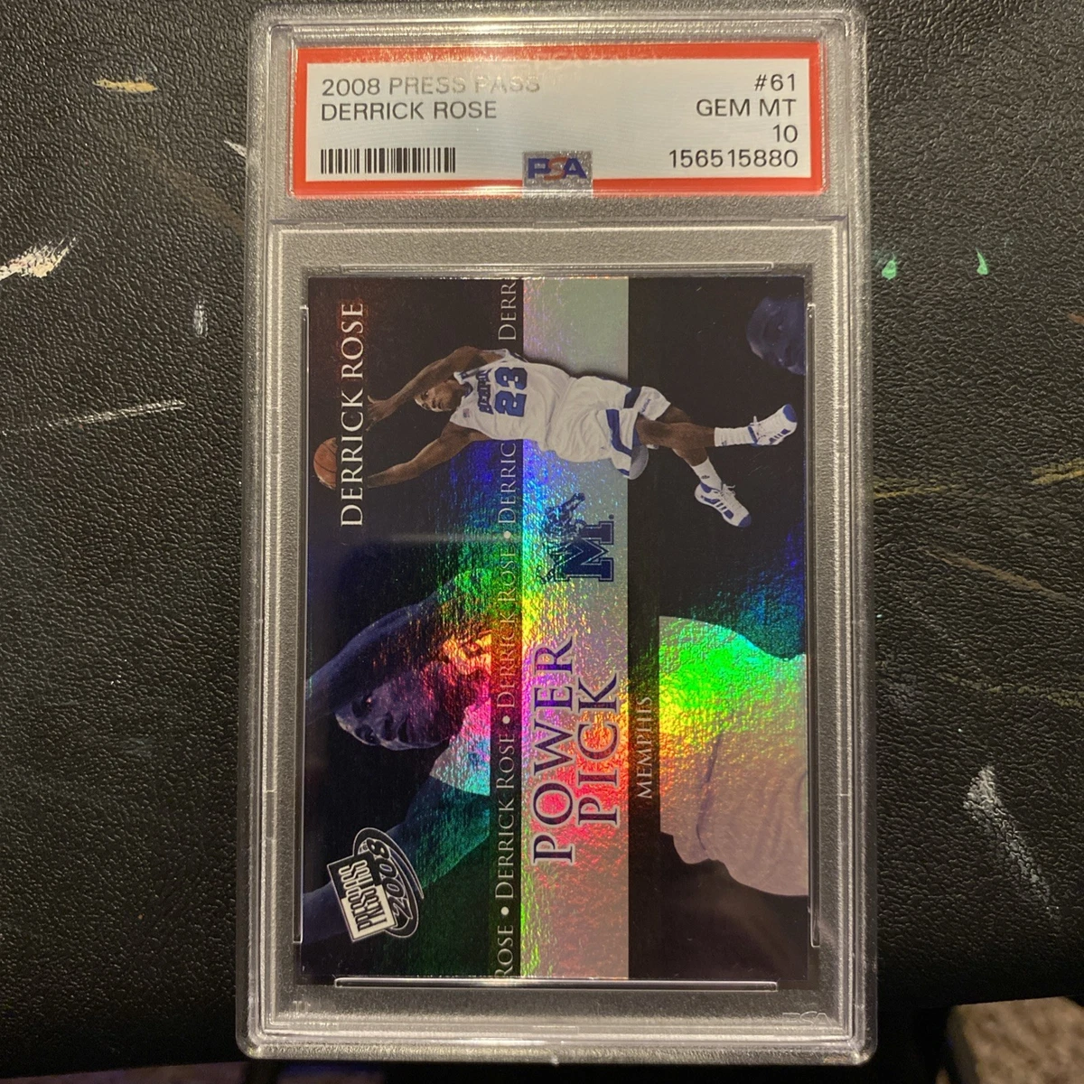 Professional Sports Authenticator (PSA) Derrick Rose Basketball
