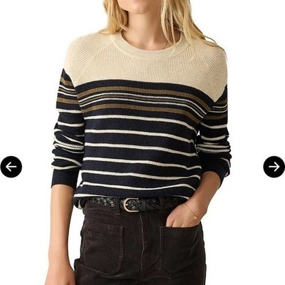 FAHERTY BRAND  Throwback Waffle Sweater - Oakland St NWT