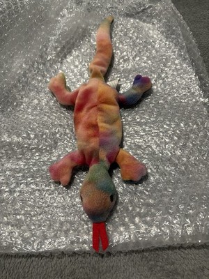 Ty Beanie Baby Tie Tye Dye Lizzy  Style 4033. 1st gen tush tag. No hang tag NHT