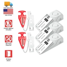 KERUI Door Stop Alarm and Mini Travel Door Lock Self-Defense Security Device