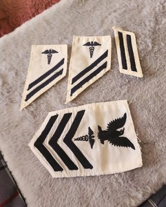 Vintage US Navy Rating Badge Patch Lot Aviation Medical Seabee Dress Uniform D27