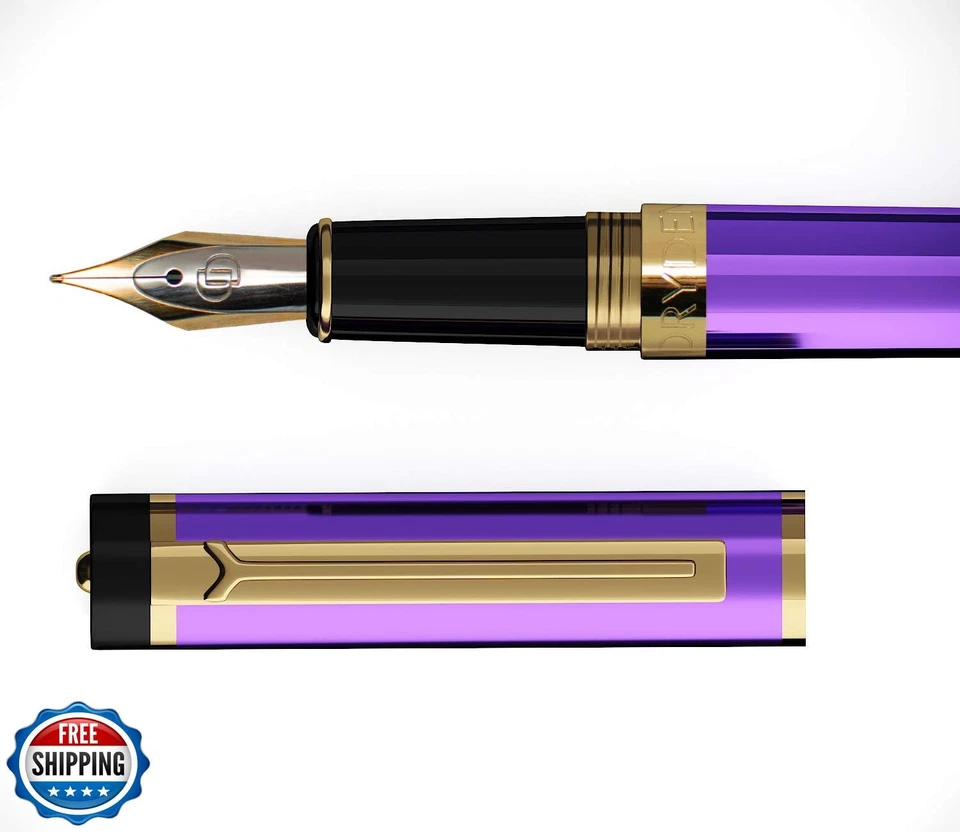 Pluma Estilográfica Dryden Designs Púrpura Decadente Foto 3 de 4