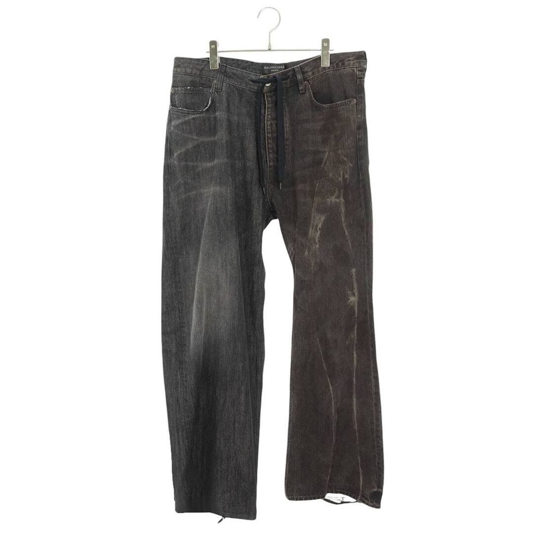 Balenciaga 793766 TQW77 Fifty-fifty Distressed Denim Pants Men's M Used 355e0eb7 thumbnail 2
