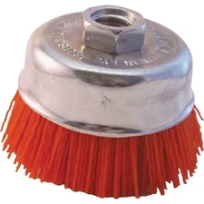 Dico Nyalox 3 In. Medium Orange Angle Grinder Cup Brush 7200006 Dico Nyalox
