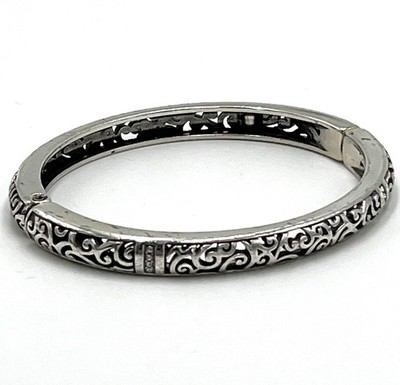 Brighton Open Scroll/Filigree Clamp Bracelet