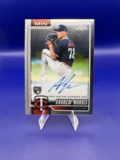 2026 Andrew Morris Topps Chrome Rookie On Card Autograph Twins RC Auto. rookie card picture