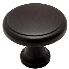 10 Pack 11/8 Inch 9985ORB Oil Rubbed Bronze Round Cabinet Hardware Knob