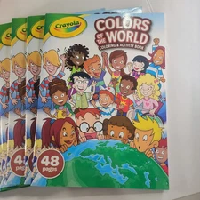 Crayola Colors of the World Coloring Activity Book Brand New