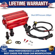 12v 80 Gph Universal In-line Electric Fuel Pump High-flow 200 Psi Fuel Pump Red