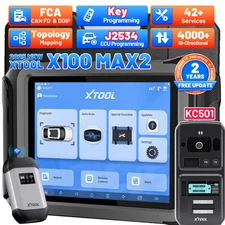 2025 XTOOL X100 MAX2 Top Scan Tool Diagnostic ECU Programming With J2534 Topolog