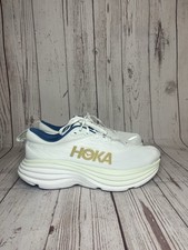 Hoka One Bondi 8 Walking/Running Frost Gold White Men's size 8 D
