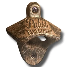 Pabst Blue Ribbon Wall Bottle Opener – Official, Cast Metal, Antique Finish