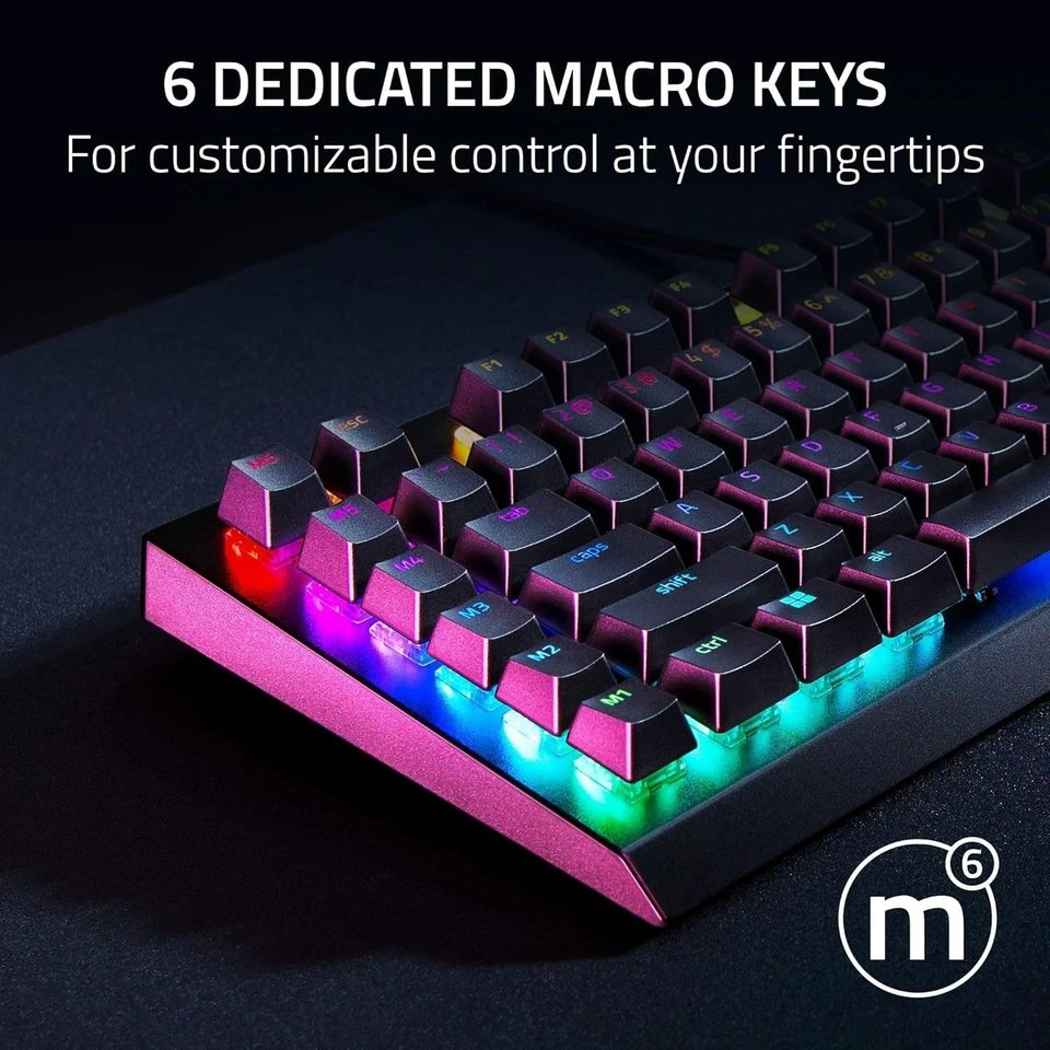 NEW/SEALED Razer BlackWidow V4 X Mechanical Gaming Keyboard (Green Switch) - Image 4 of 4