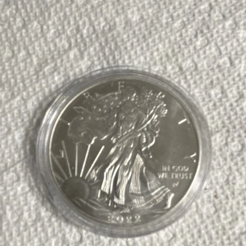 U.S. Mint American Eagle 2022 $1 1 oz 0.999 Fine Silver Coin Uncertified