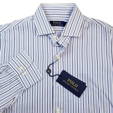 Polo Ralph Lauren Men's Striped Cotton Dress Shirt Sz 15/38 NWT 125