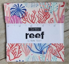Moda Reef by Kate Spain Charm Pack 100 Cotton 5x5 42 Count Quilting Fabric