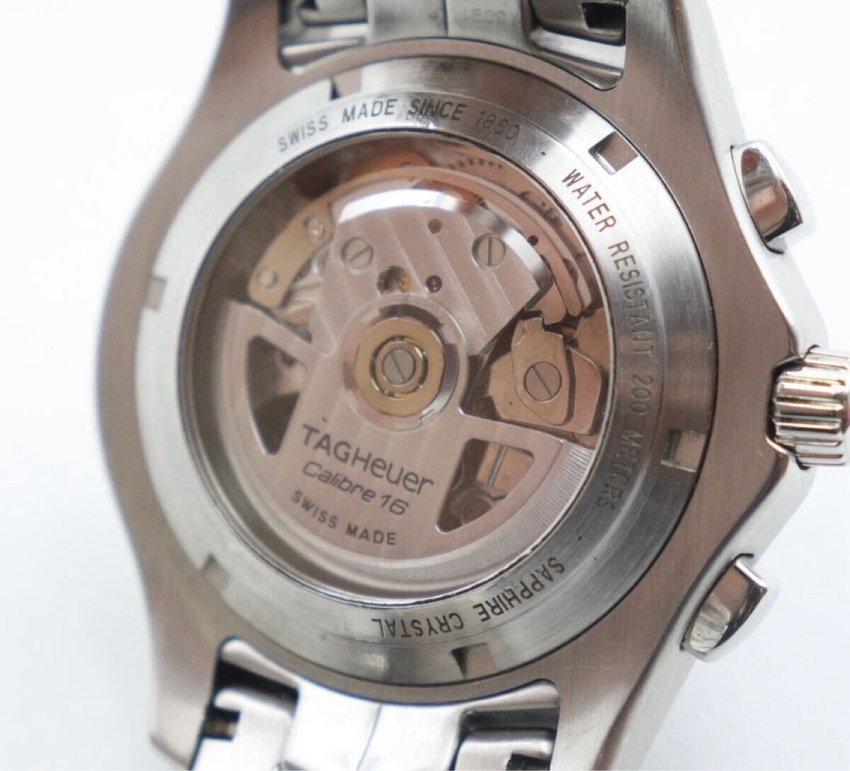 Stainless Steel Tag Heuer Cjf211a TAG Heuer Link CHRONOGRAPH DAY