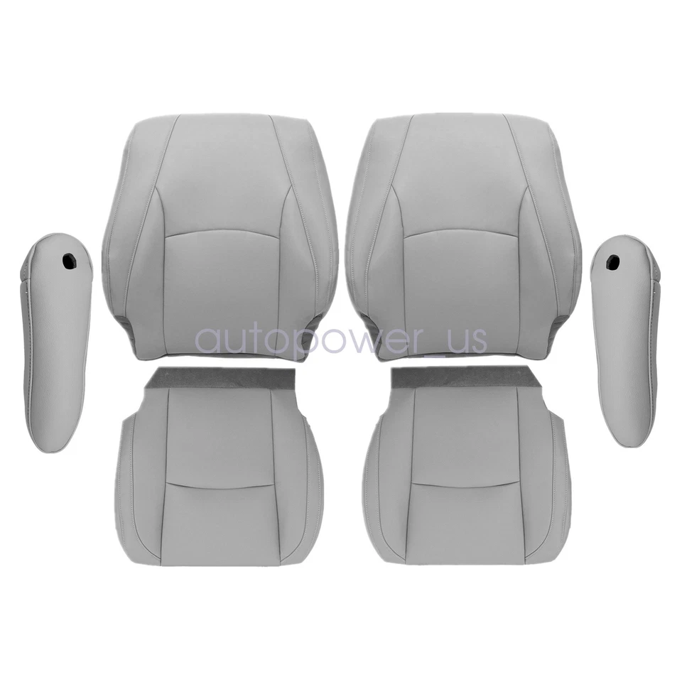 For 2004-2009 Lexus RX330 Bottom & Lean Back Seat Cover Gray With Armrest Cover Foto 3 de 4
