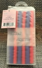 Vivitar SIMPLY BEAUTIFUL 12 Pack Flexible Soft Curling Rods 9.5 inch 3/4 New