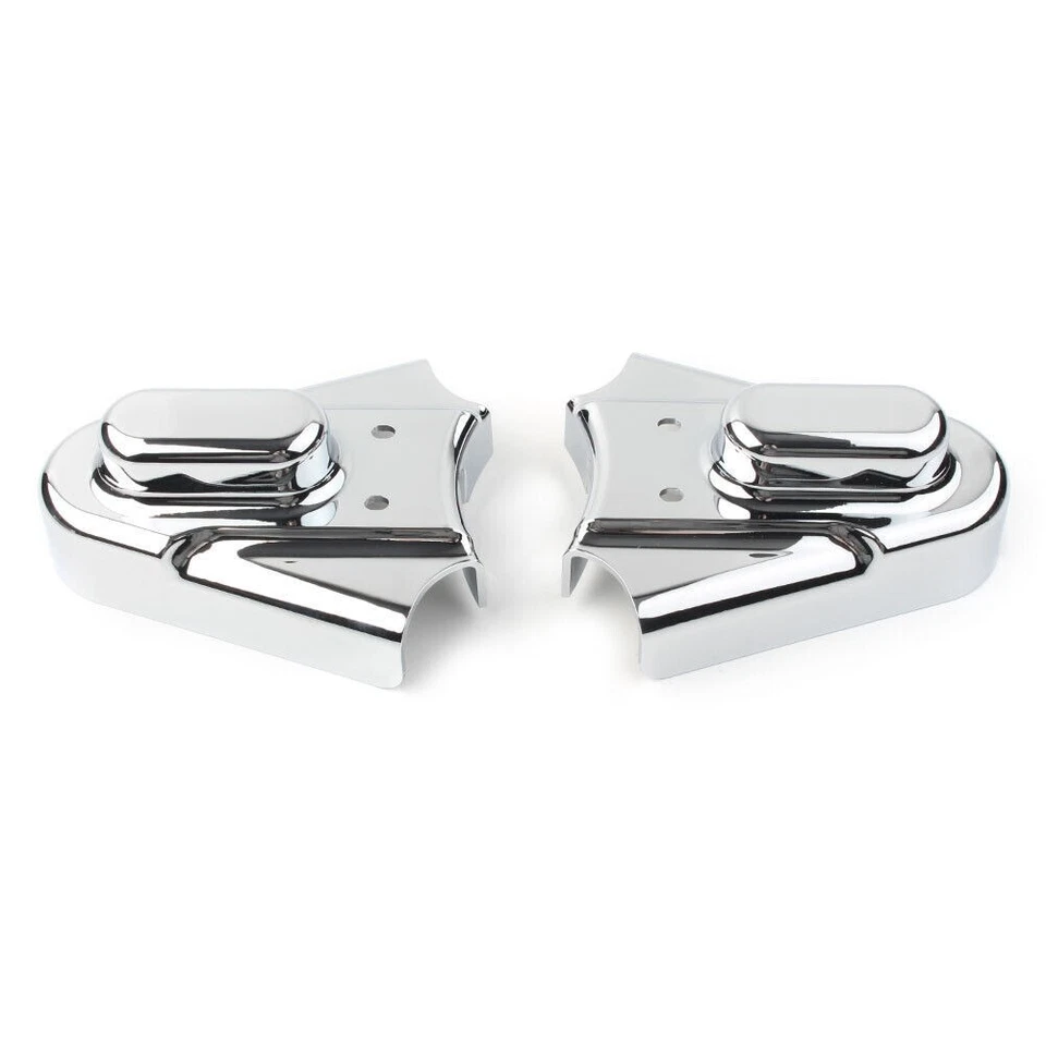 Chrome Rear Phantom Swingarm Axle Covers Cap for Harley Heritage Softail FXST/C - Изображение 3 из 4