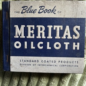 THE BLUE BOOK OF MERADITH OIL CLOTH 