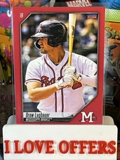 2022 Choice Mississippi Braves Drew Lugbauer #18 Southern Minor League Rookie