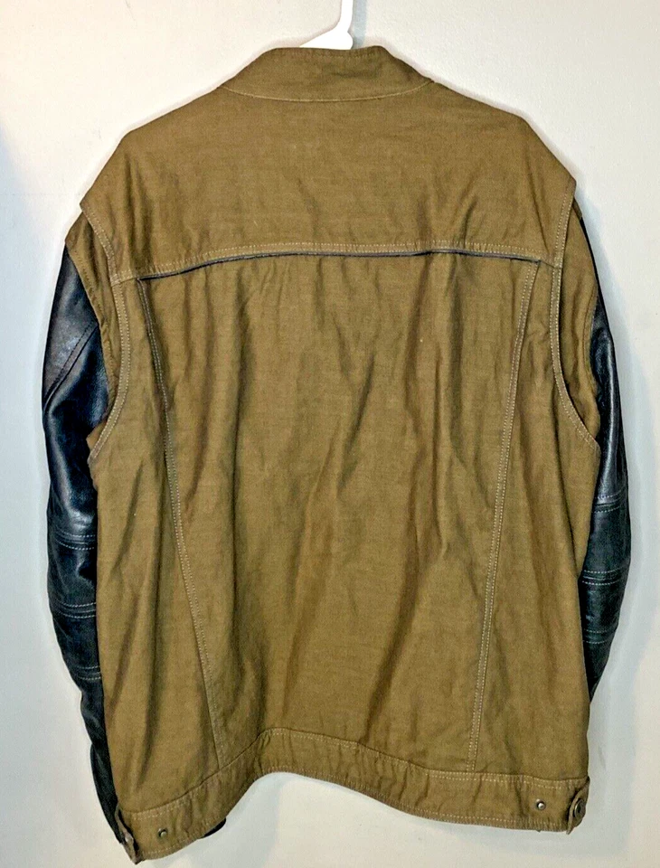 Speed & Strength Band of Brothers Armored Motorcycle Jacket Sz 2XL Leather Denim - Image 2 of 4