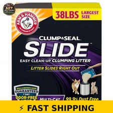 ARM  HAMMER Clump  Seal SLIDE Cat Litter 38 lbs