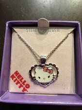 Hello Kitty Necklace NWT Sterling Silver