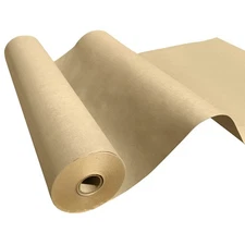 NY Paper Mill Brown Kraft Paper 17.50" x 2400" (200 feet) Jumbo Roll, Ideal f...