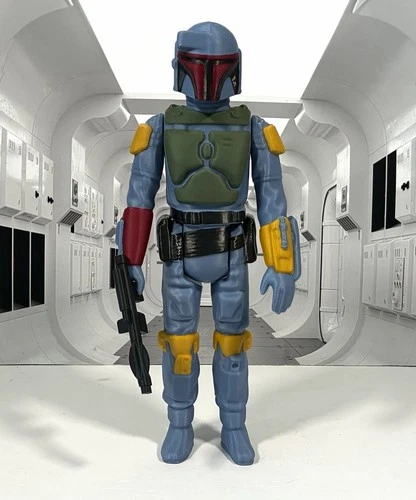 STAR WARS CUSTOM VINTAGE KENNER STYLE 11" BOBA FETT FIGURE 3D PRINT