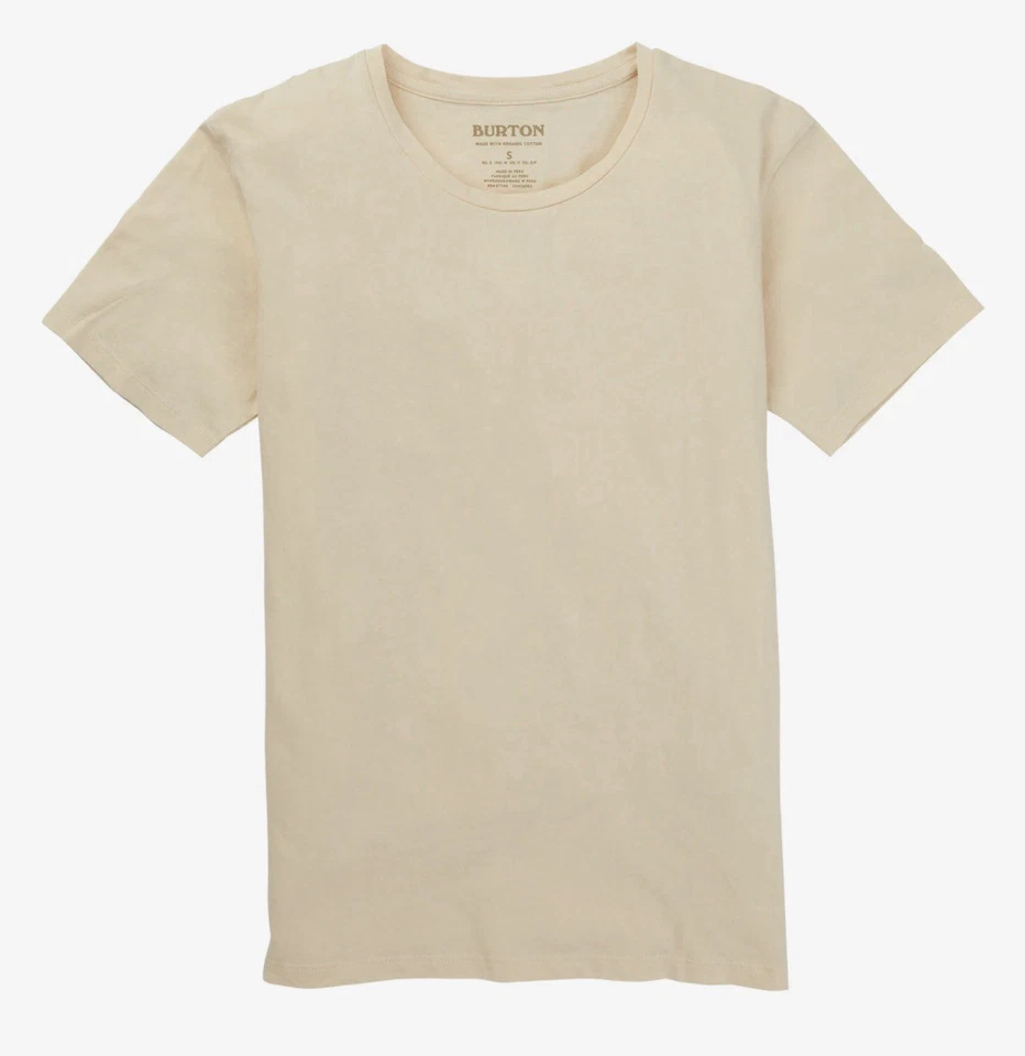 Camiseta Burton Clásica Manga Corta Crema Brulee Mujer Algodón Orgánico Nieve Foto 2 de 4