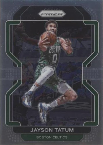 Jayson Tatum Select Numbers Prizm 2021-22 Panini Select Basketball