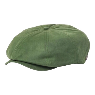 BRIXTON BROOD snap cap FLATCAP grün BAKERBOY Sommer