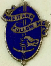 Infantry RTC Crest DI/DUI Pinback STERLING HM